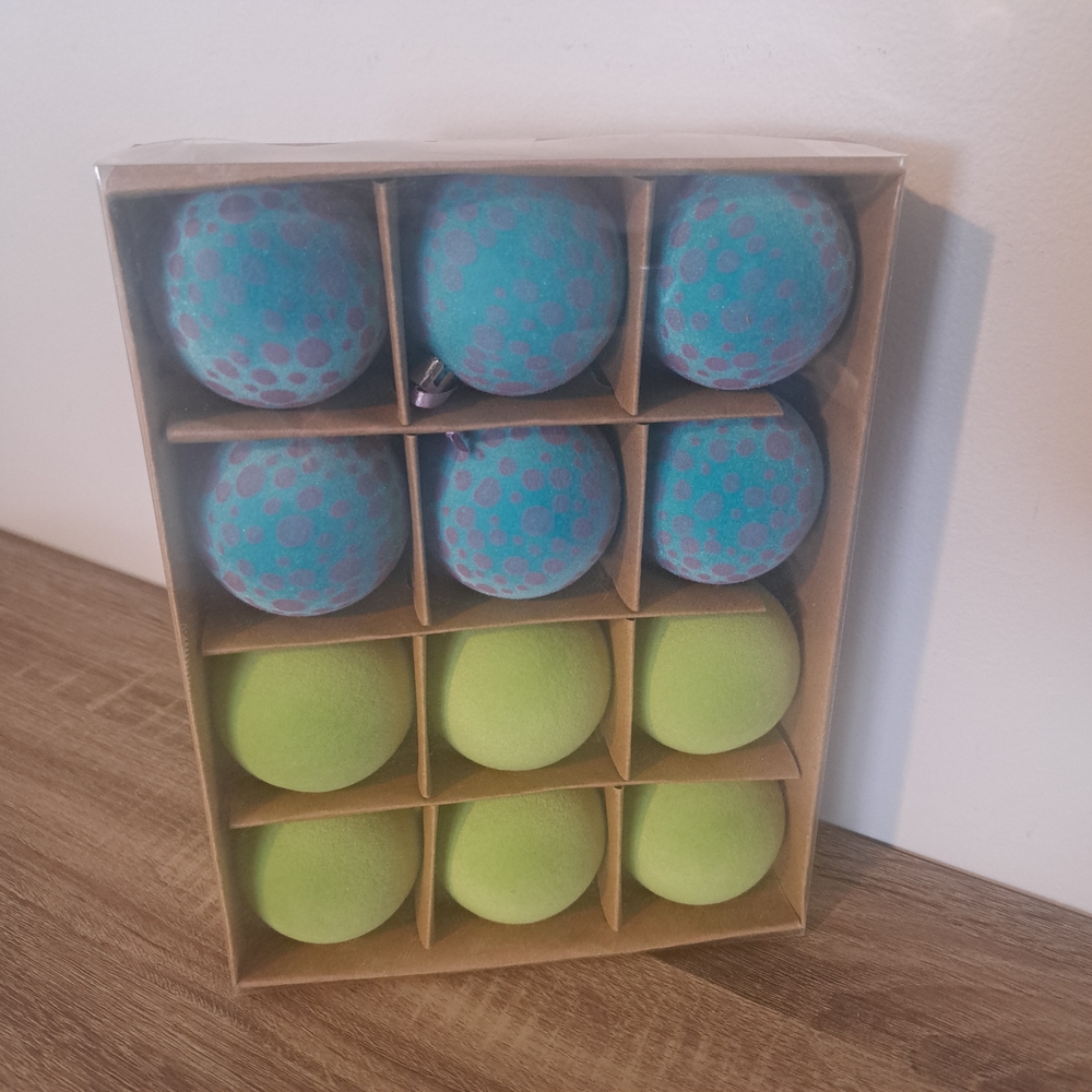 🌟3 For $12 🌟Set of Blue and Green Monsters inc inspired christmas ornaments.